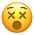 Shocked emoji with crossed-out eyes emoji